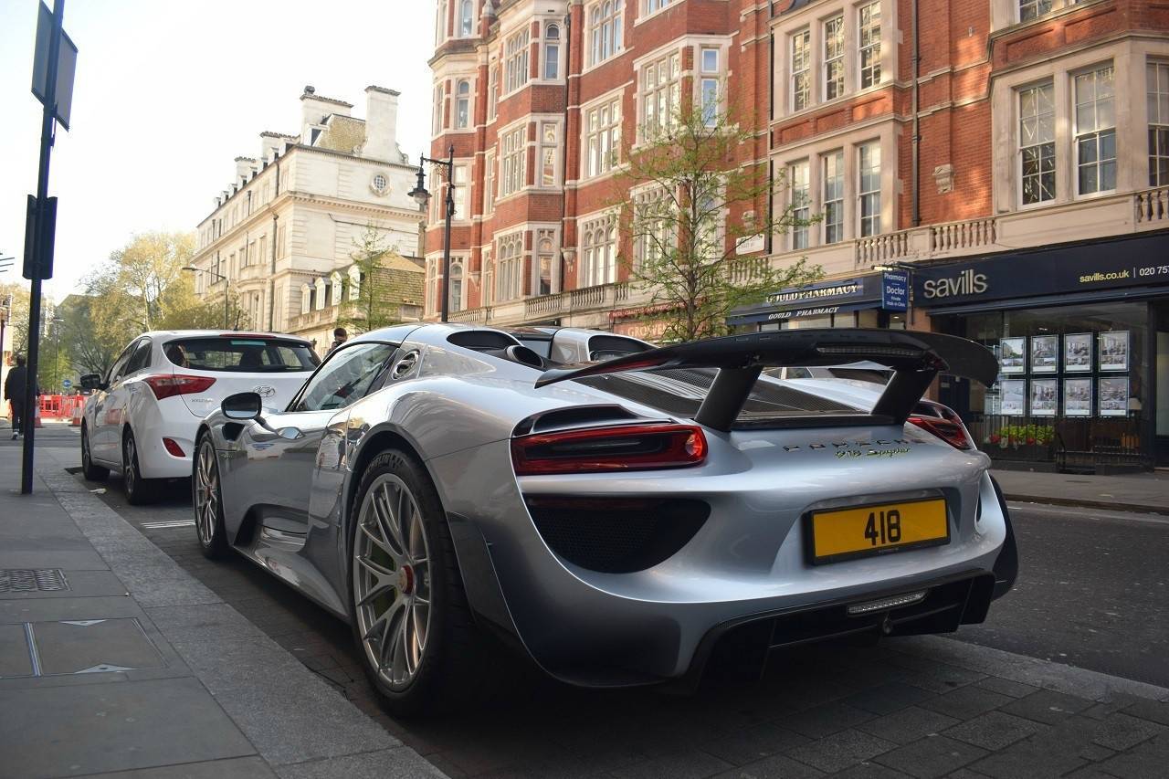 保时捷918spyder现场声浪,富二代开保时捷918spyder