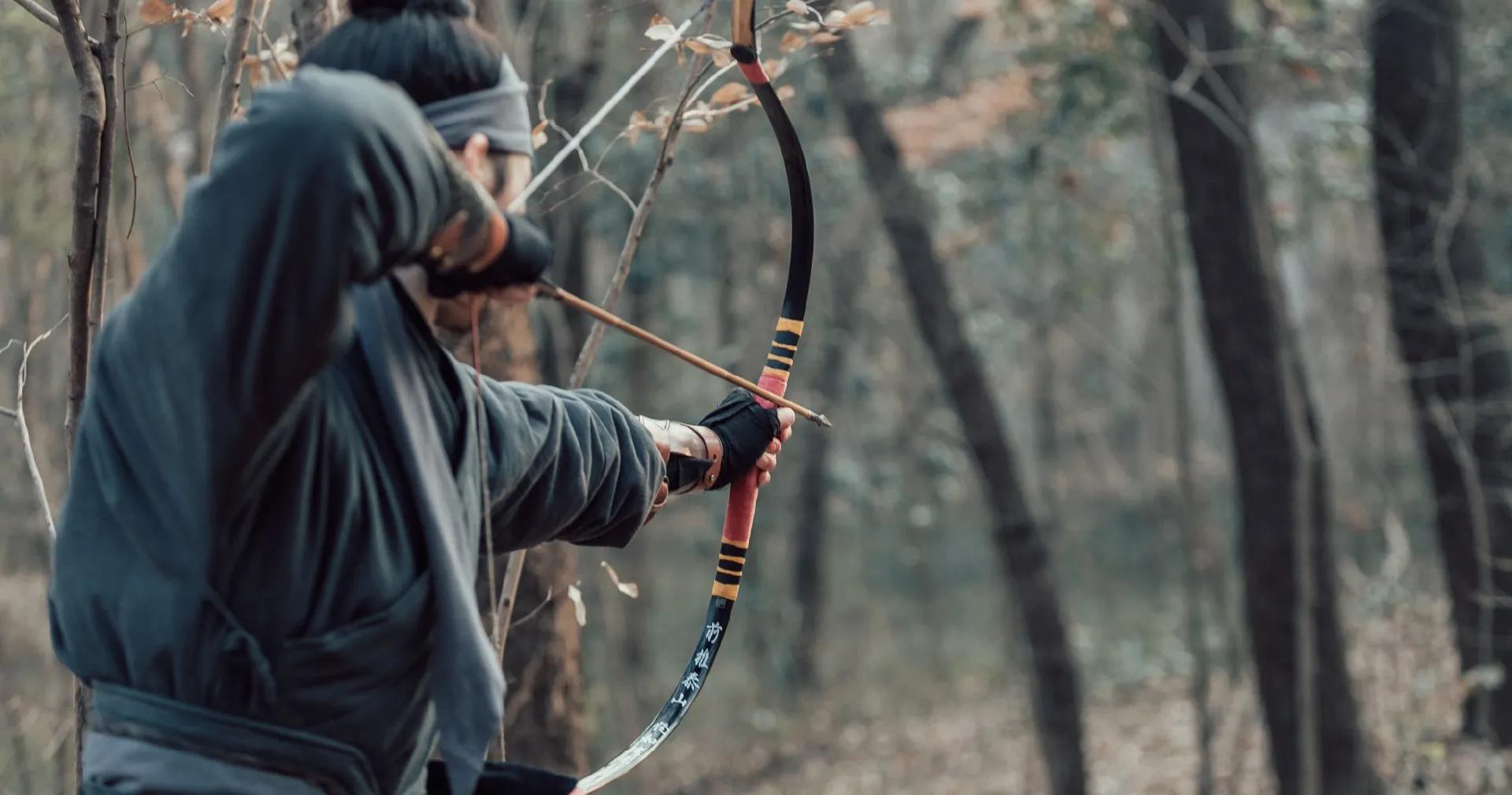 外国箭术与中国箭术,日本弓道搭箭