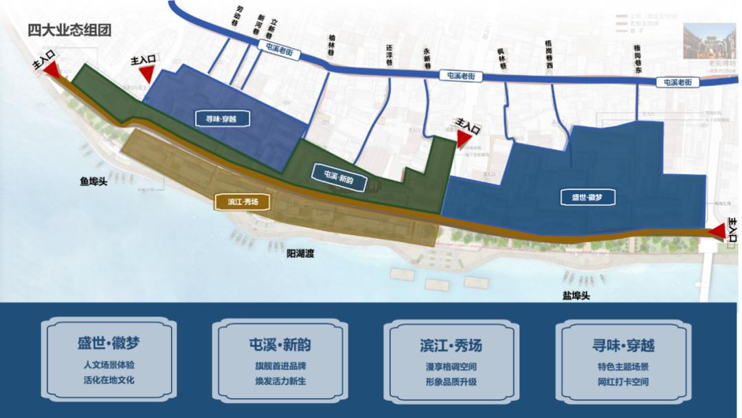黄山风景屯溪老街,夜游黄山屯溪老街一角