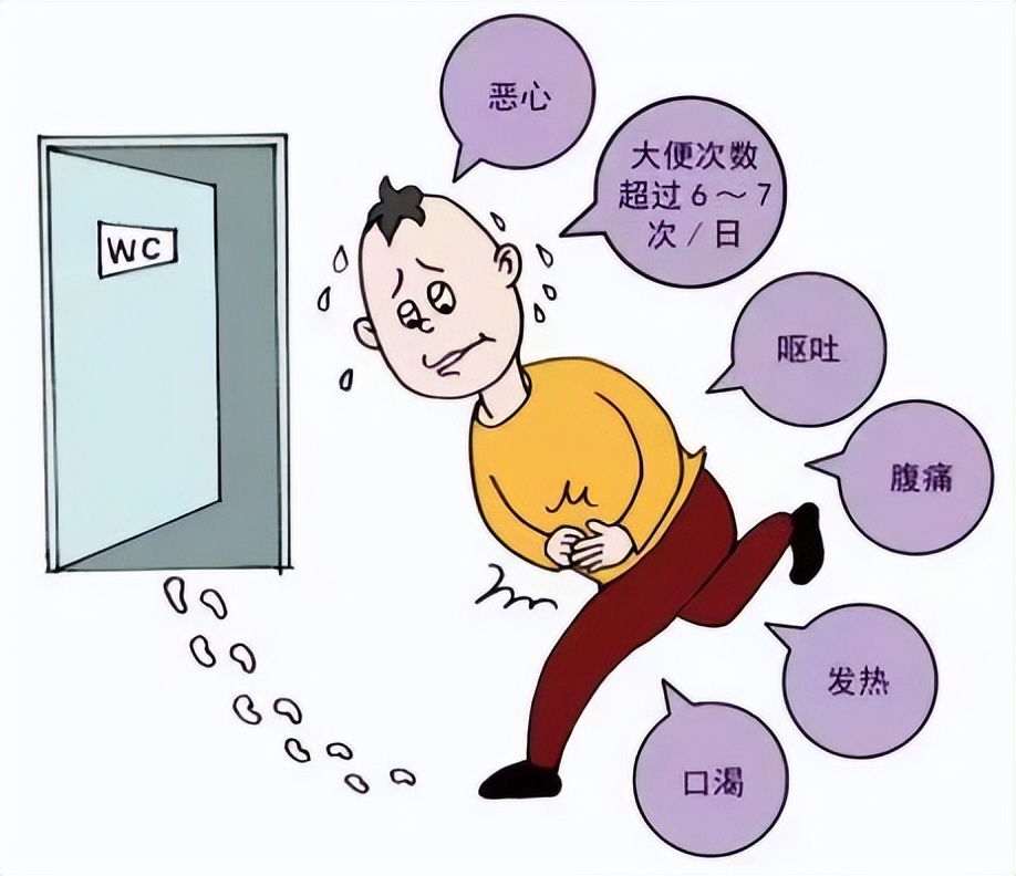 他从凌晨3点至早上7点拉了6次，我让他这样做！