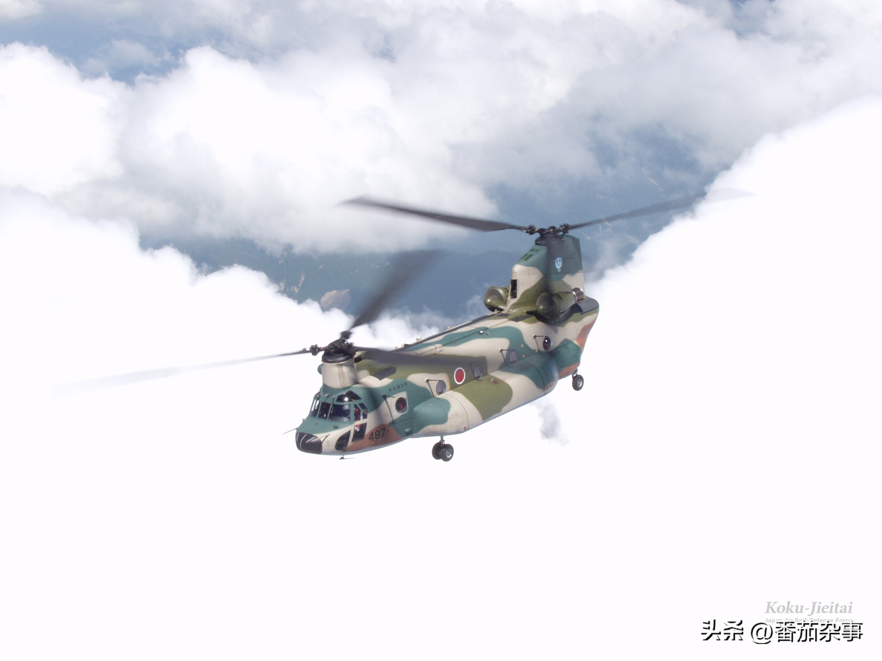 自卫队mh53直升机,日本陆上自卫队ch-47直升机