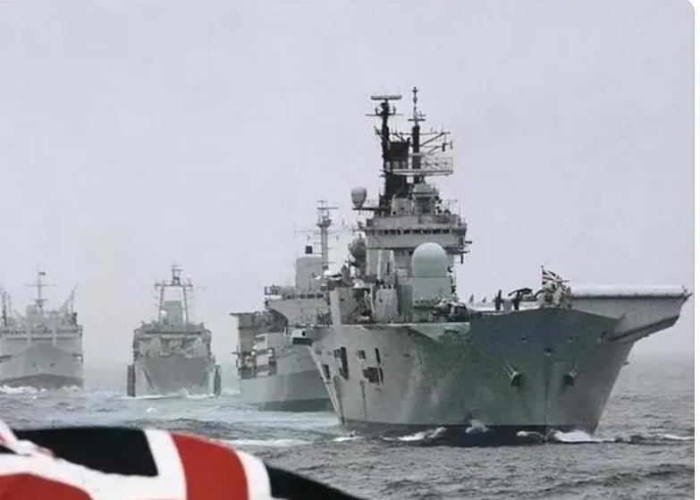 1997香港回归第一批驻港舰艇,英军航母护卫舰南海
