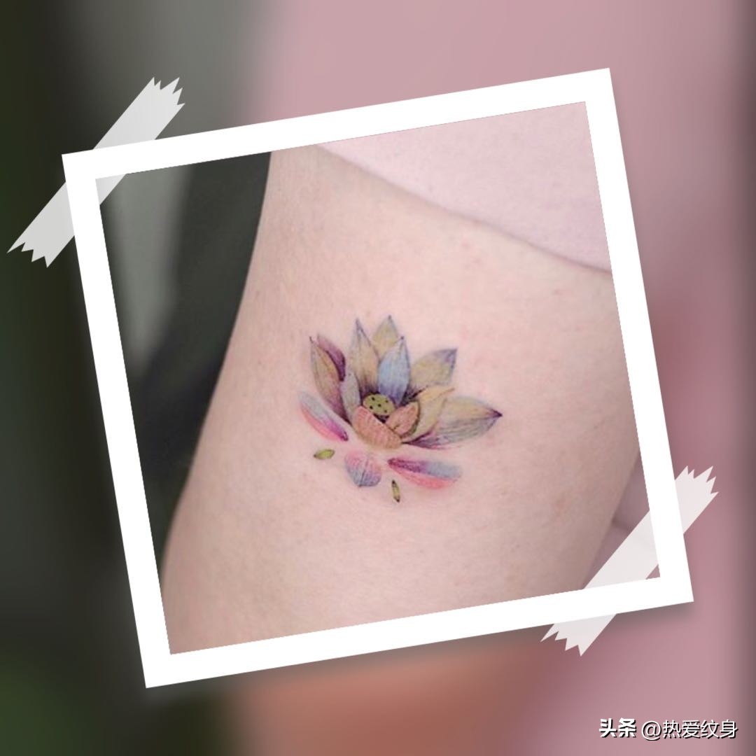 纹身就像你心中的一朵花,纹身像种在你内心深处的一朵花
