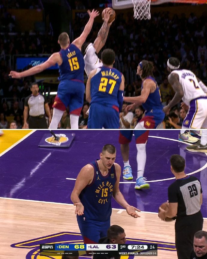 湖人惨遭3连败不敌掘金,2020nba湖人vs掘金g4全场