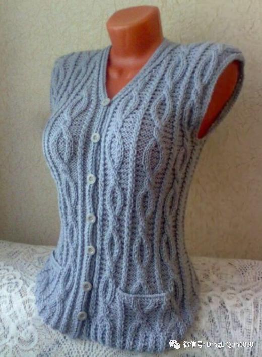 针织背心图片大全女款,针织背心图案大全