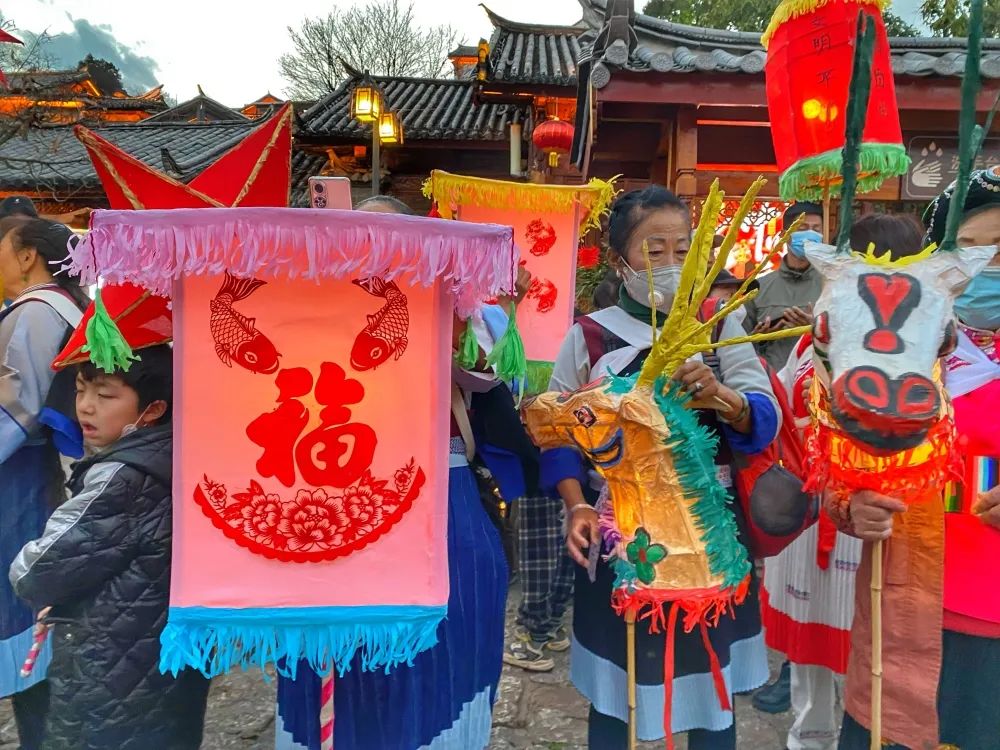 丽江古城花灯,元宵花灯夜空中最亮的星