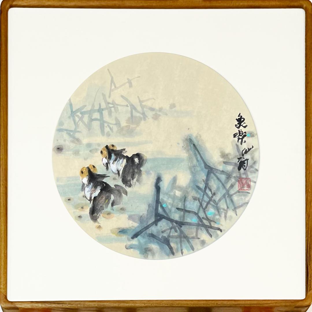 克里姆特名画金鱼,世界名画欣赏500幅风景水鸟画