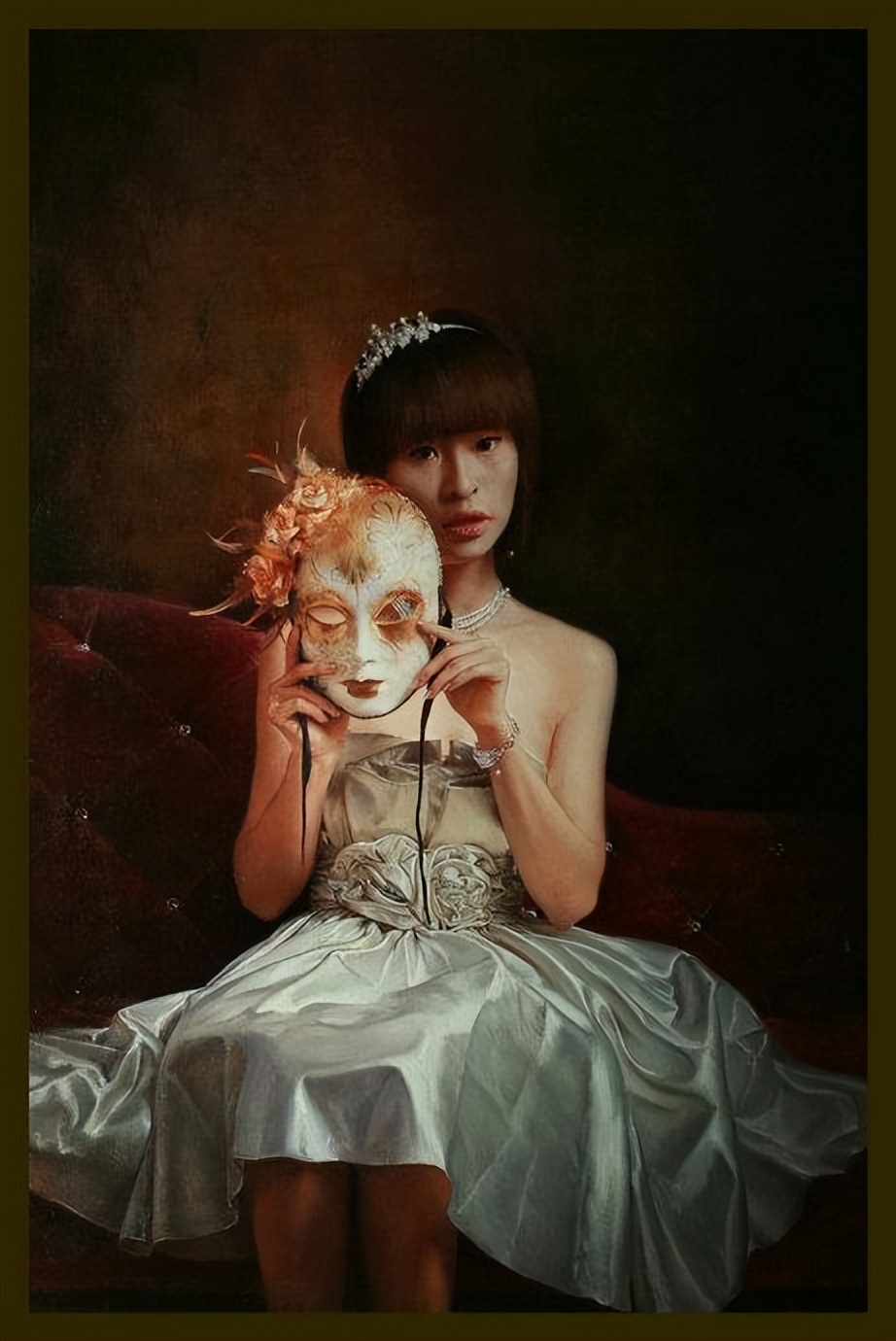 孔慧油画价格,孔慧人物油画作品