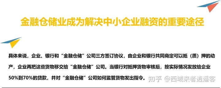 什么是金融仓储公司,金融仓储是什么