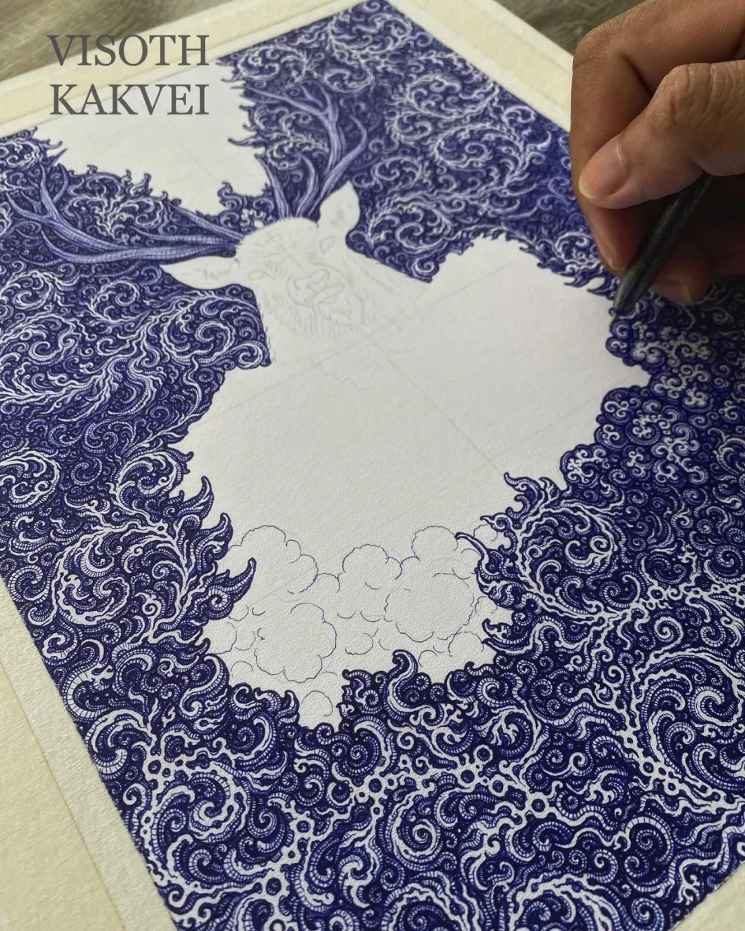 简单治愈强迫症画,让密集恐惧症非常难受的画