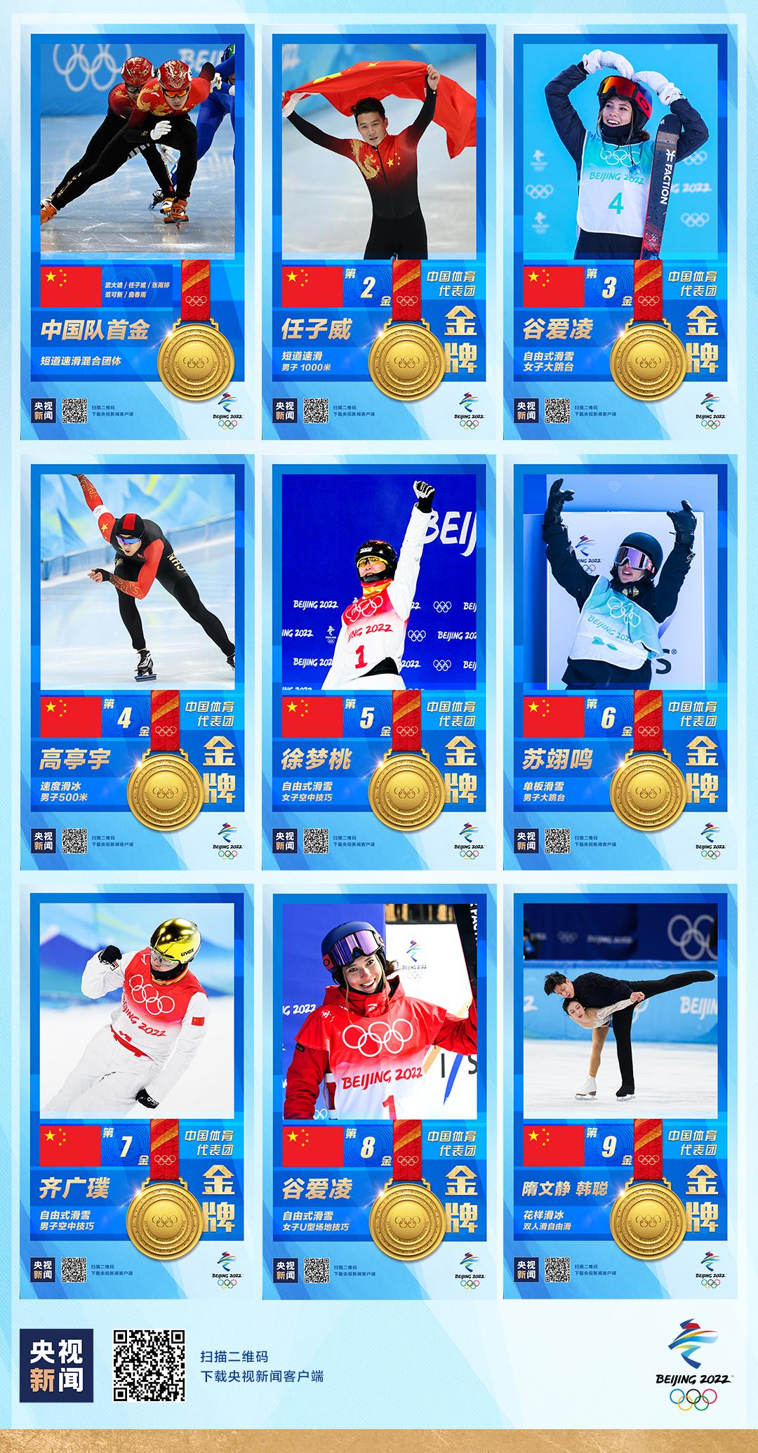 中国金牌九宫格最新,中国金牌集齐九宫格