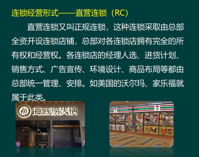 连锁的基本表现方式,连锁类型差别