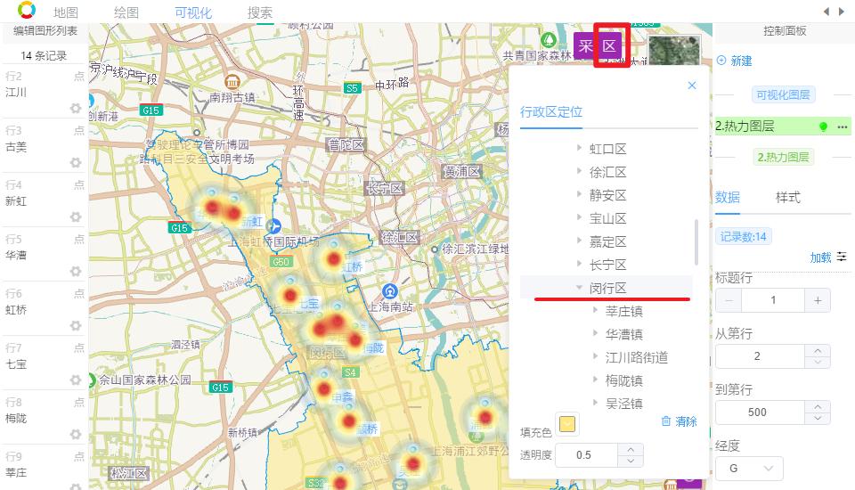 上海闵行区社区卫生服务中心配备CT设备，地址及分布在哪里？