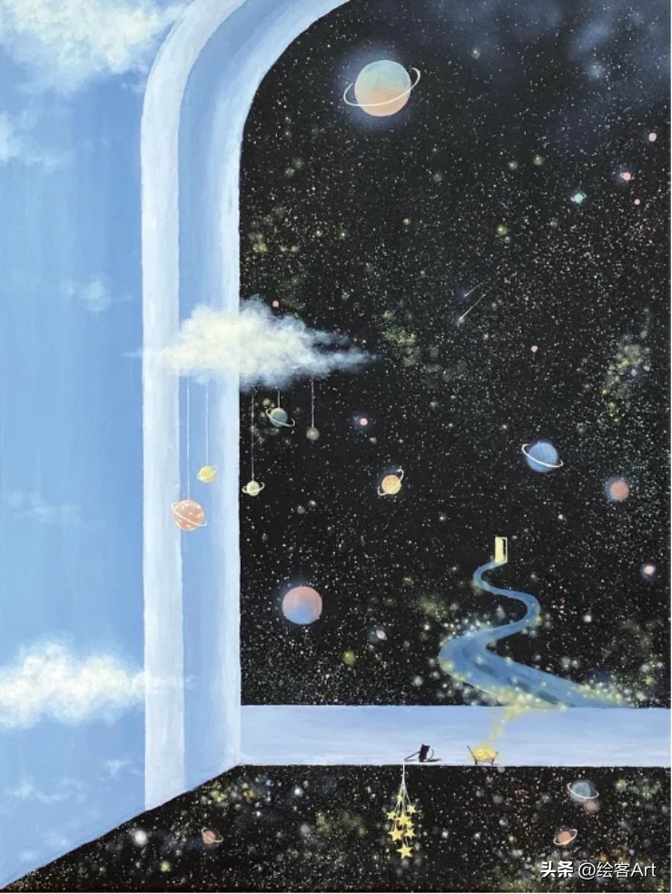 插画师的家里,插画师笔下温馨的家