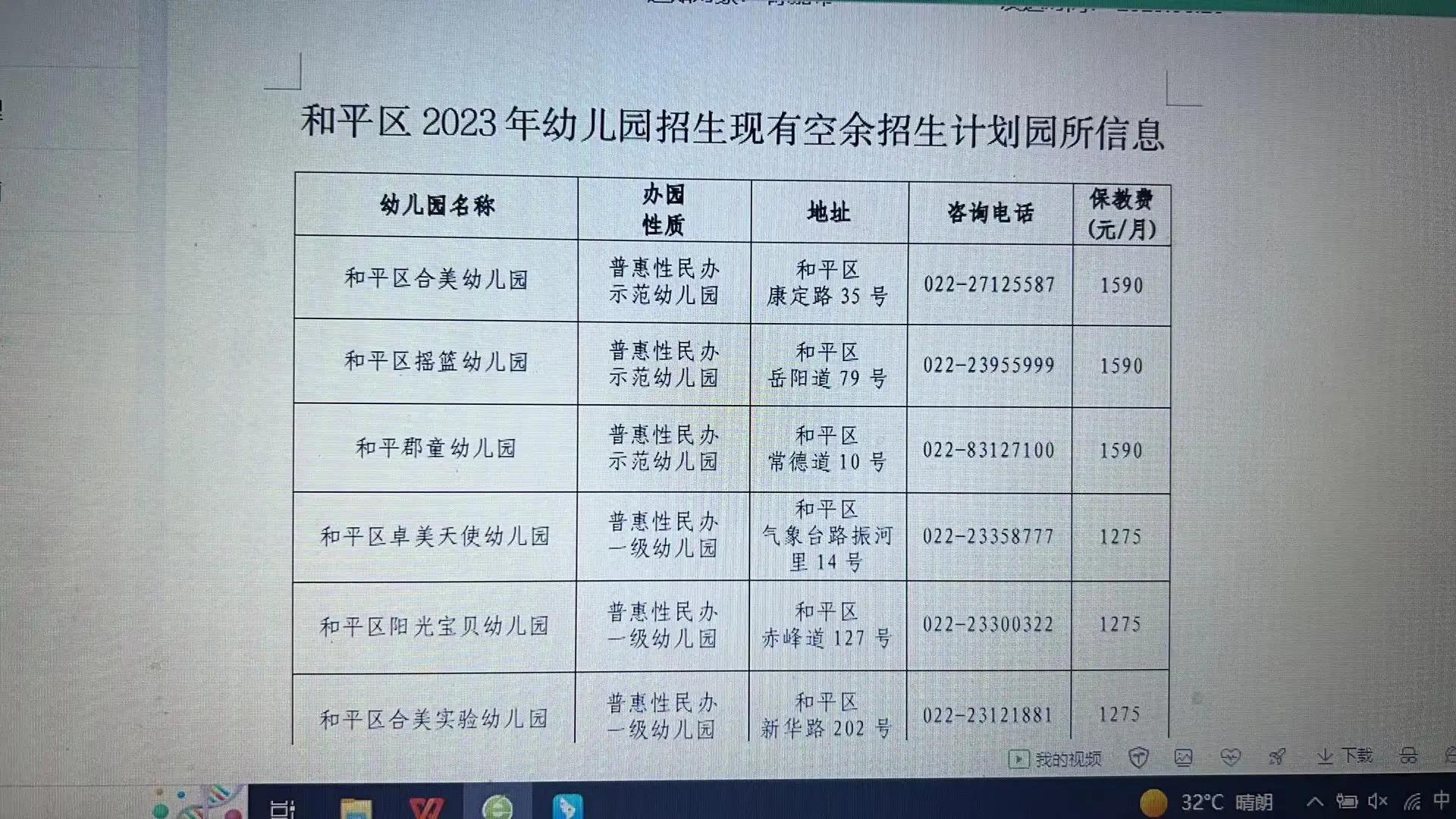 天津幼儿园摇号2024,幼儿园摇号中签