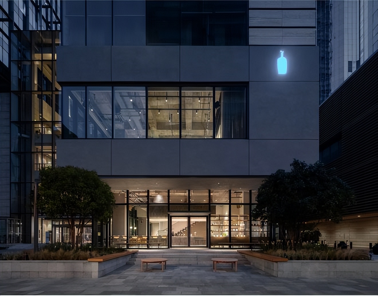 蓝瓶咖啡中国内地首店,蓝瓶咖啡门店解读