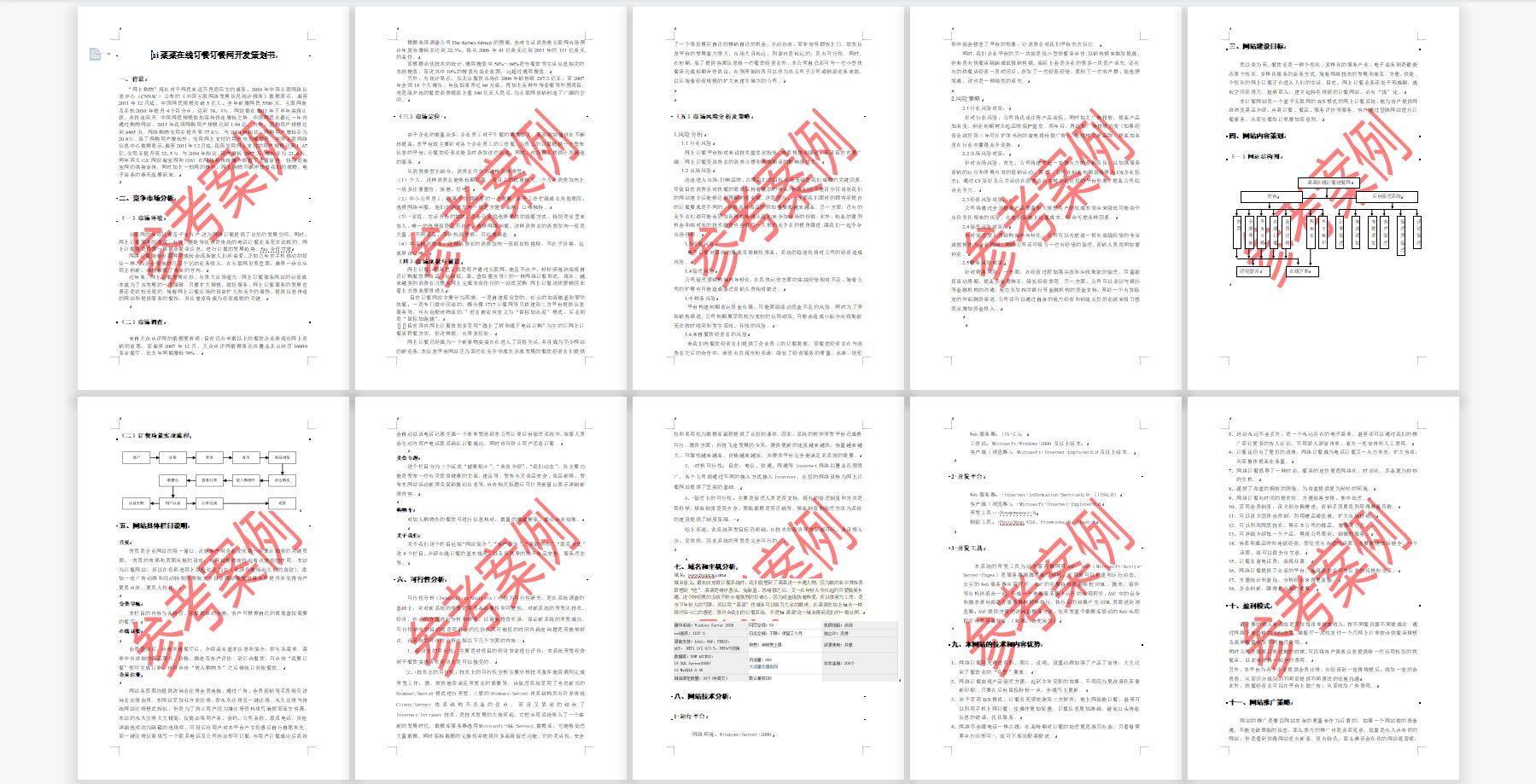 网络项目商业计划书,互联网项目策划书范文案例