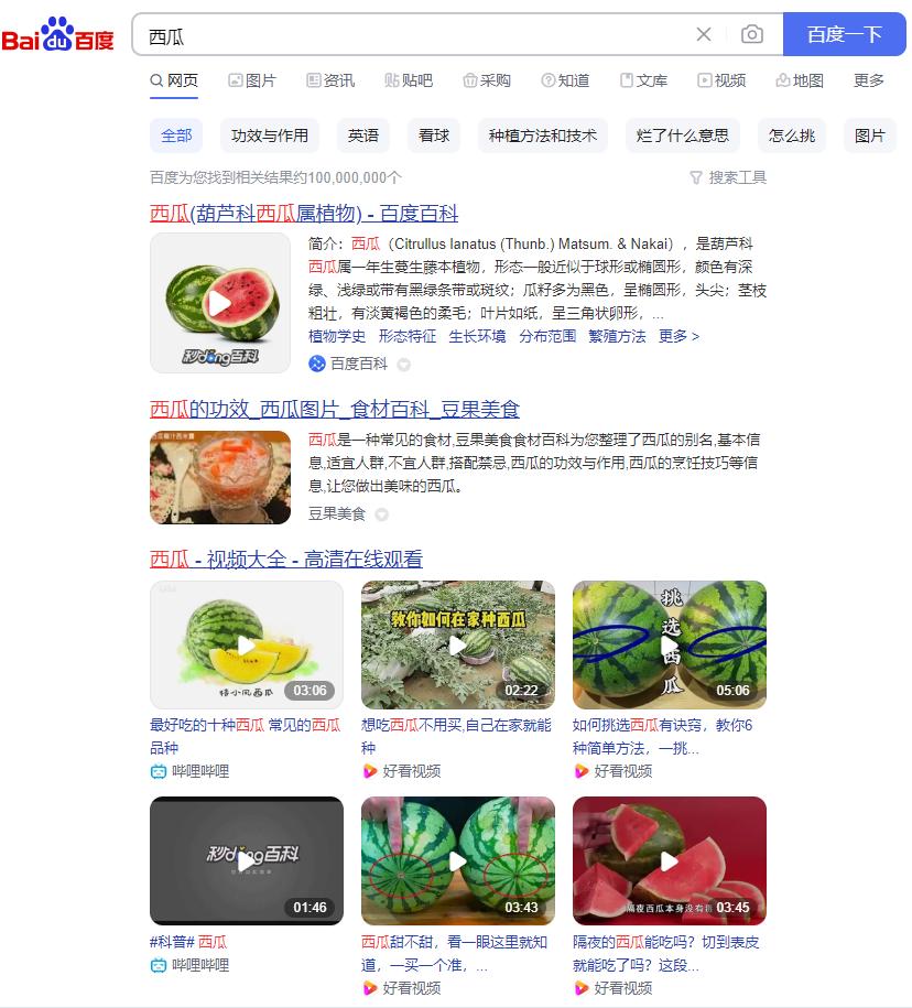 百度搜的东西有哪些,百度如何查搜索记录