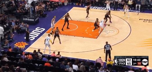 约基奇关键三分掘金力克快船,太阳129-124力克掘金首发阵容