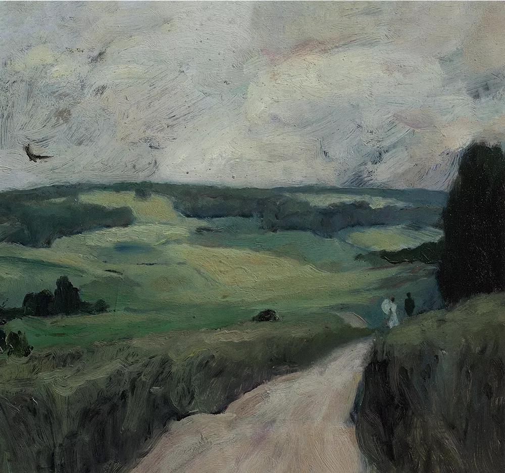 何多苓俄罗斯写生油画,何多苓油画2007