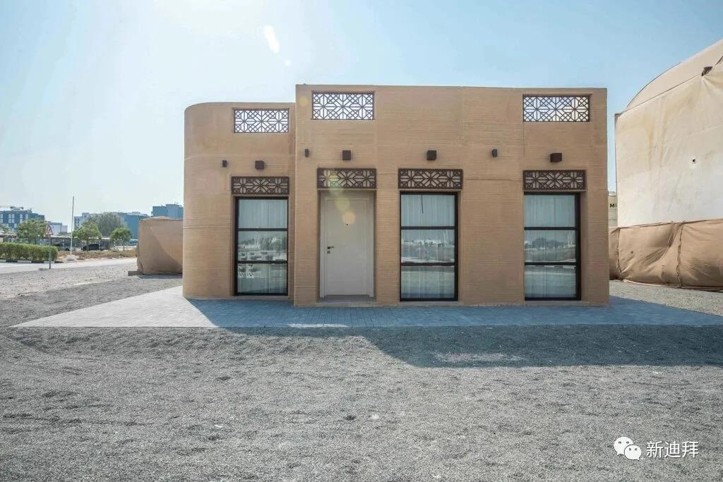 沙特首栋3d打印,迪拜3d打印建筑未来办公室