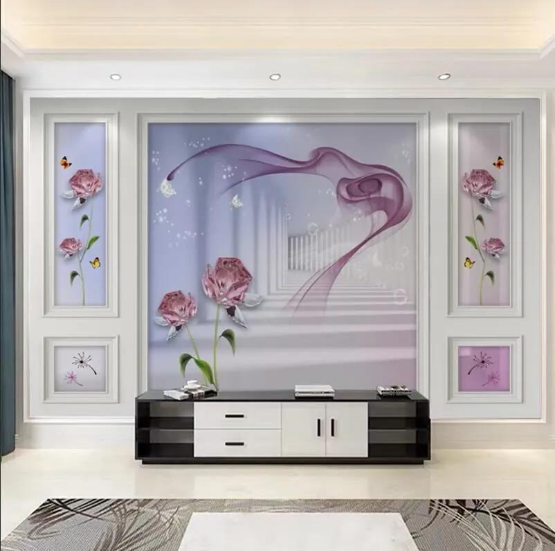 新款壁布背景墙,壁布电视背景墙图