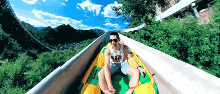 因为暴雨被淹的旅游景区,被暴雨破坏的景区