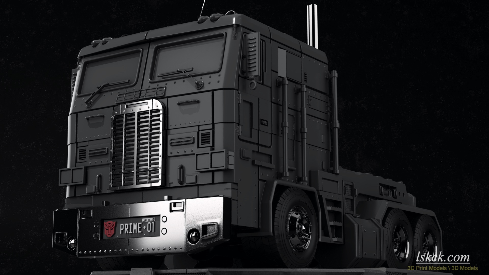 变形金刚3D打印模型,变形金刚擎天柱天火合体模型