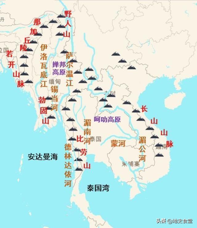 泰国与缅甸北部,缅甸和泰国交界为何有一狭长地带