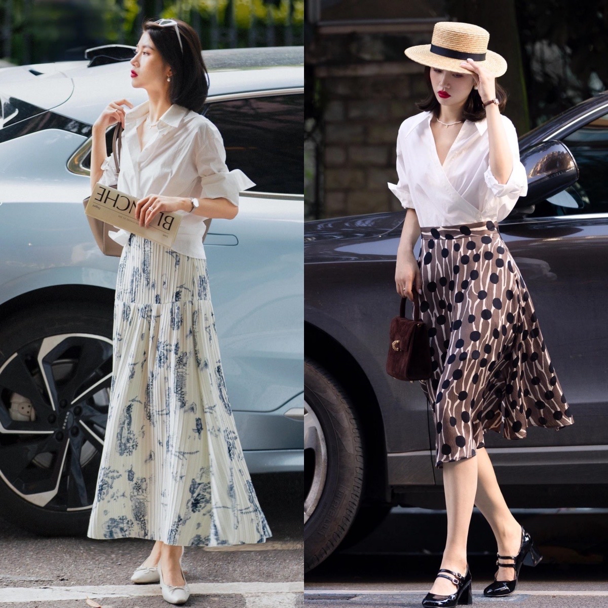 上海女人带火了种穿法，叫“上半身上班、下半身约会”，谁穿谁美