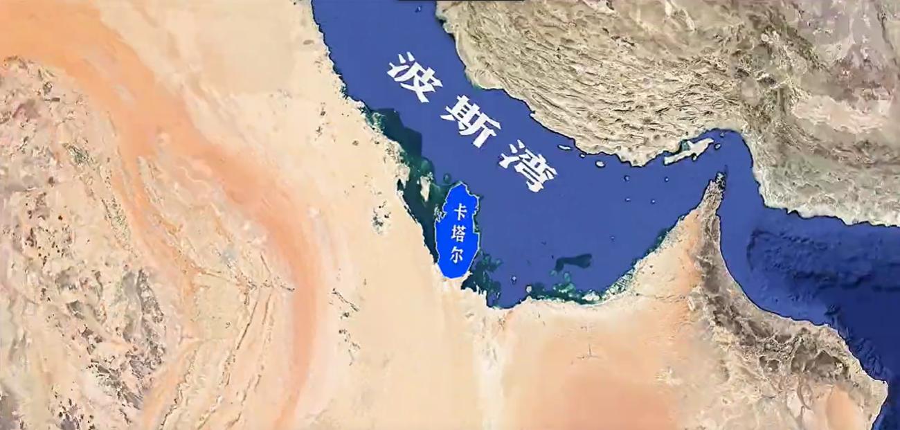 卡塔尔在地球的哪个部位,卡塔尔国家位置