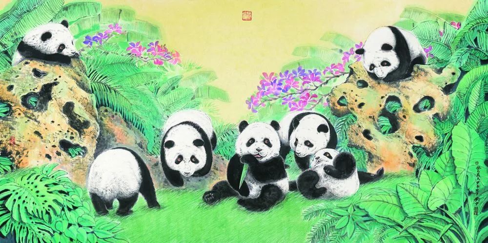 国画的神韵，西画的写实