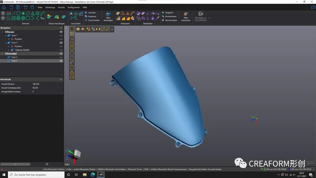 原型开发|三维扫描赋能摩托车赛车配件的开发和生产