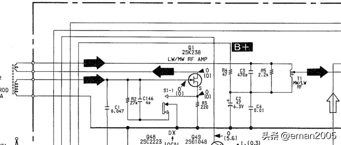 索尼sw7600收音机调频收不到台,索尼lcf-sw7600维修