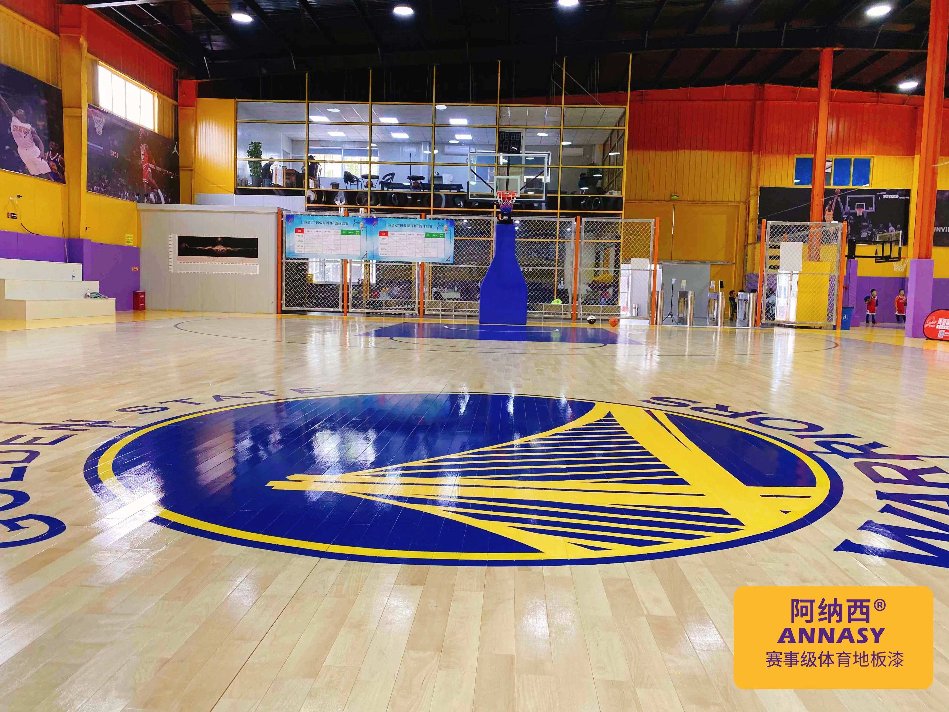 篮球场木地板彩绘图案,篮球场墙面图案logo