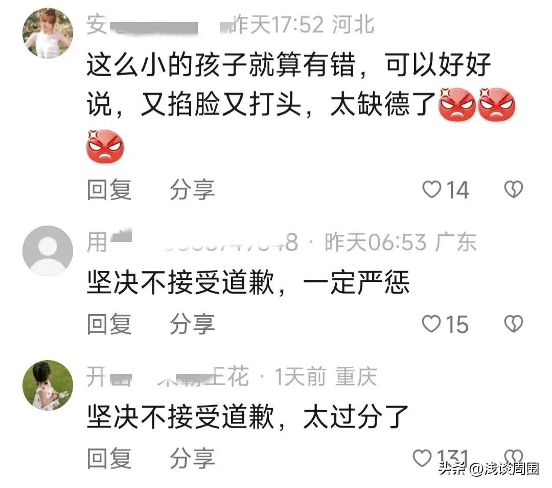 两个巴掌男孩现在怎么样了,二岁小男孩被扇耳光后续