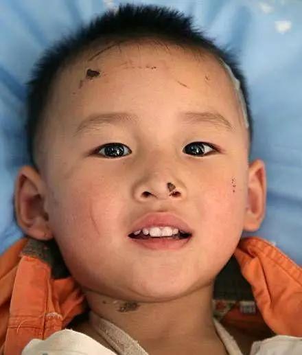 汶川地震中的3岁敬礼男孩郎铮,汶川地震被救的郎铮在干什么