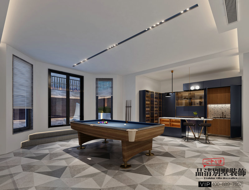 南通豪宅别墅装修实景,南通品清别墅