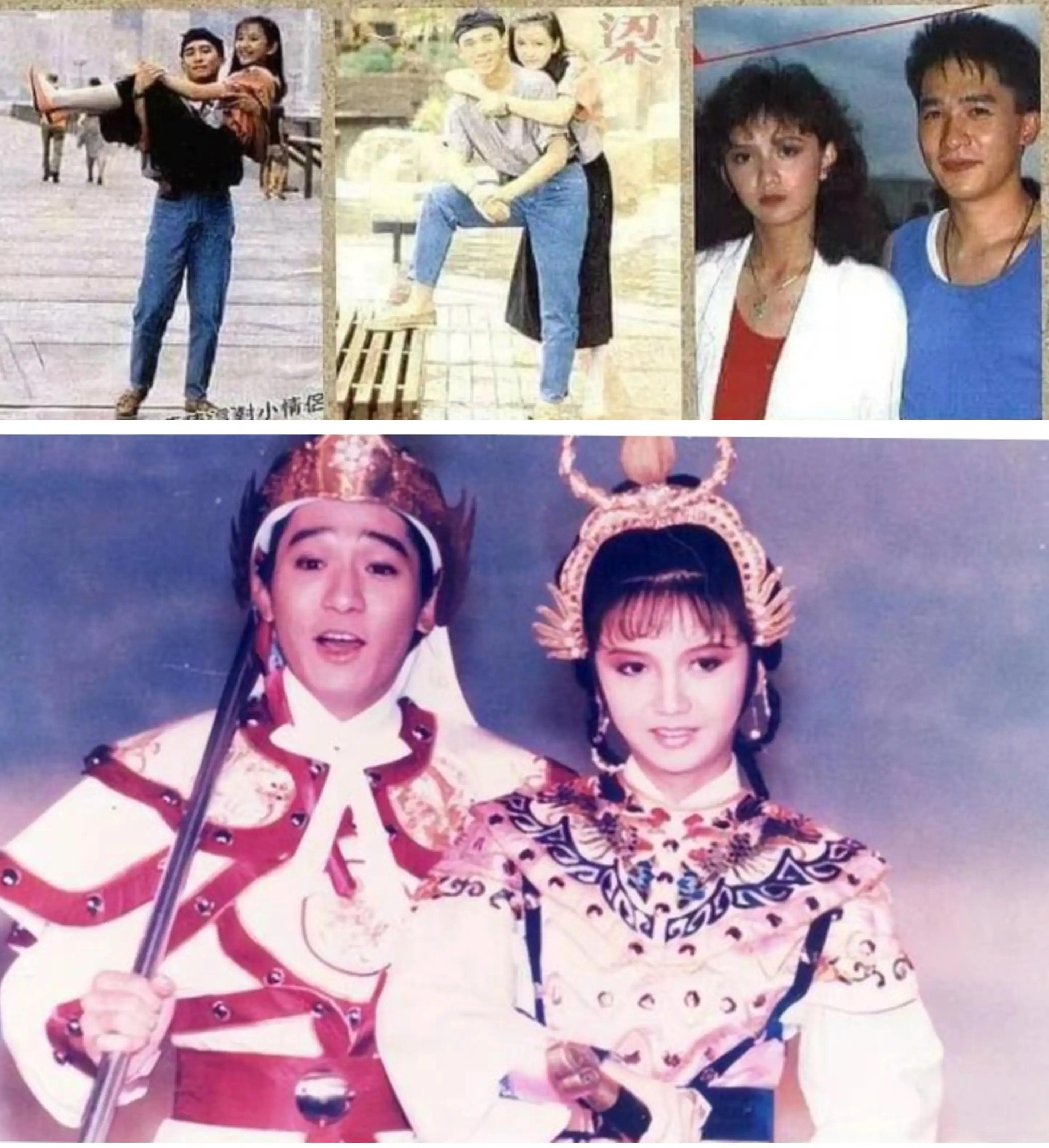 梁朝伟曾华倩靓仔,曾华倩梁朝伟年轻图片