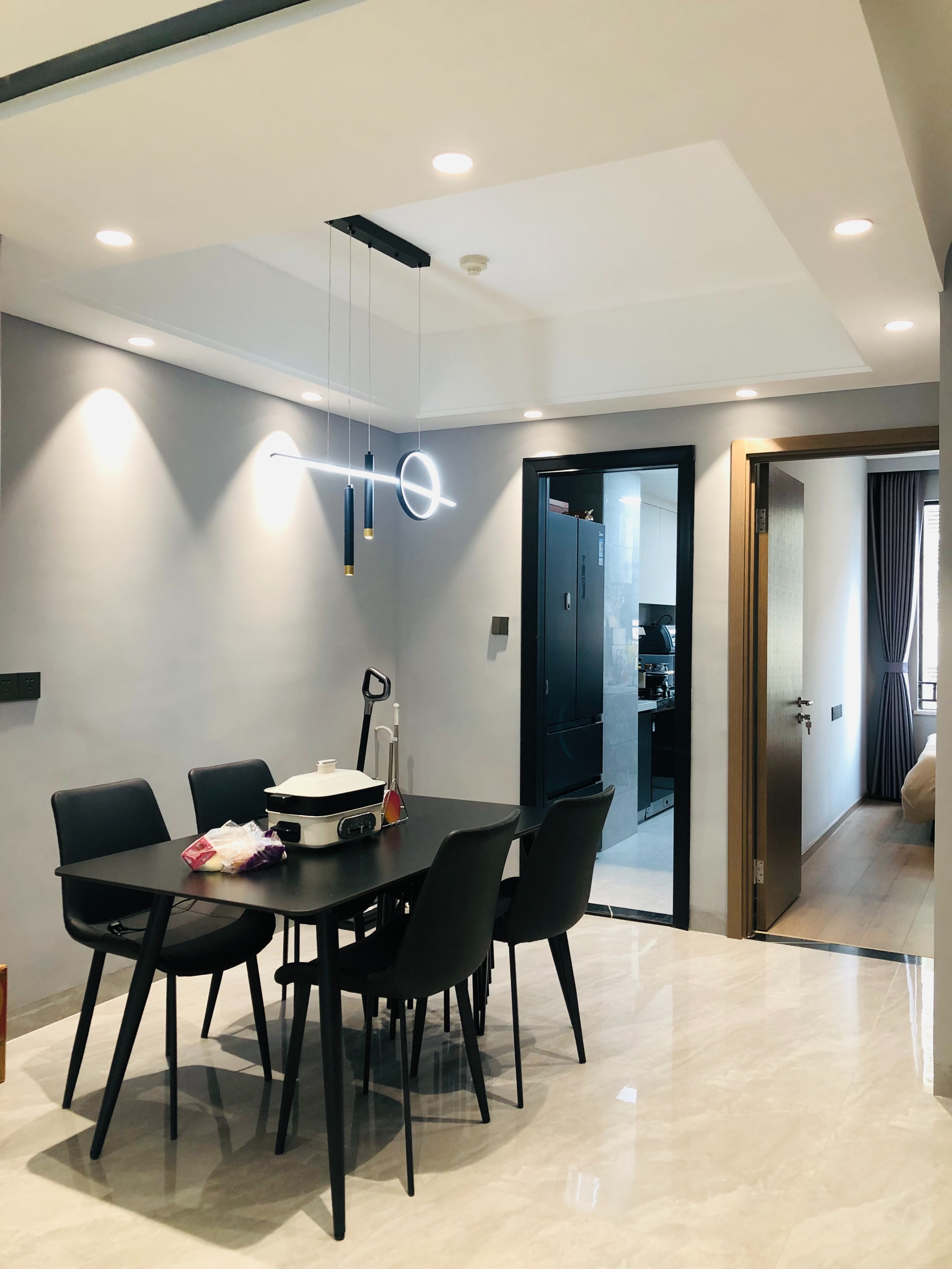 整屋设计思路,72平一楼小户型现代简约装修风格