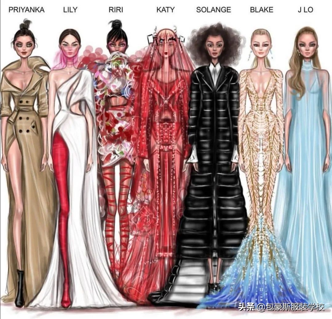 国际时尚插画师插画作品欣赏图文,创意插画古埃及