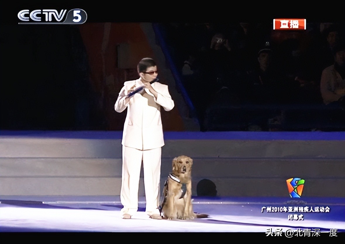 盲人竹笛演奏家谭伟海演奏,盲人竹笛演奏家