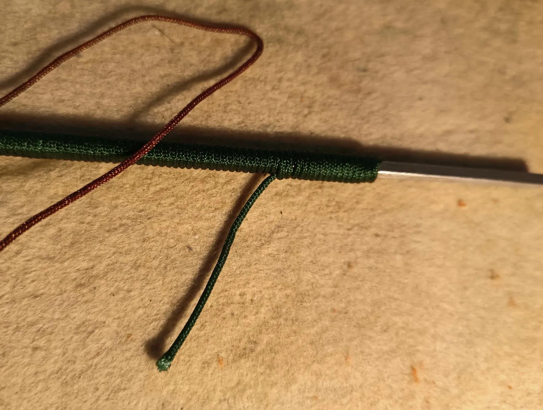 缠刀绳教程,磨完刀粘刀