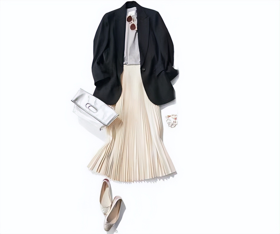 半裙穿搭参考,一件下身半裙搞定多种风格穿搭