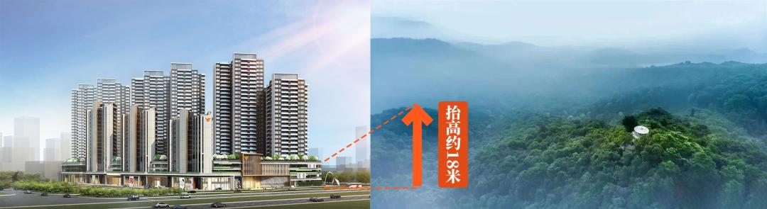 在白云山上俯瞰整个广州城,广州白云山变化