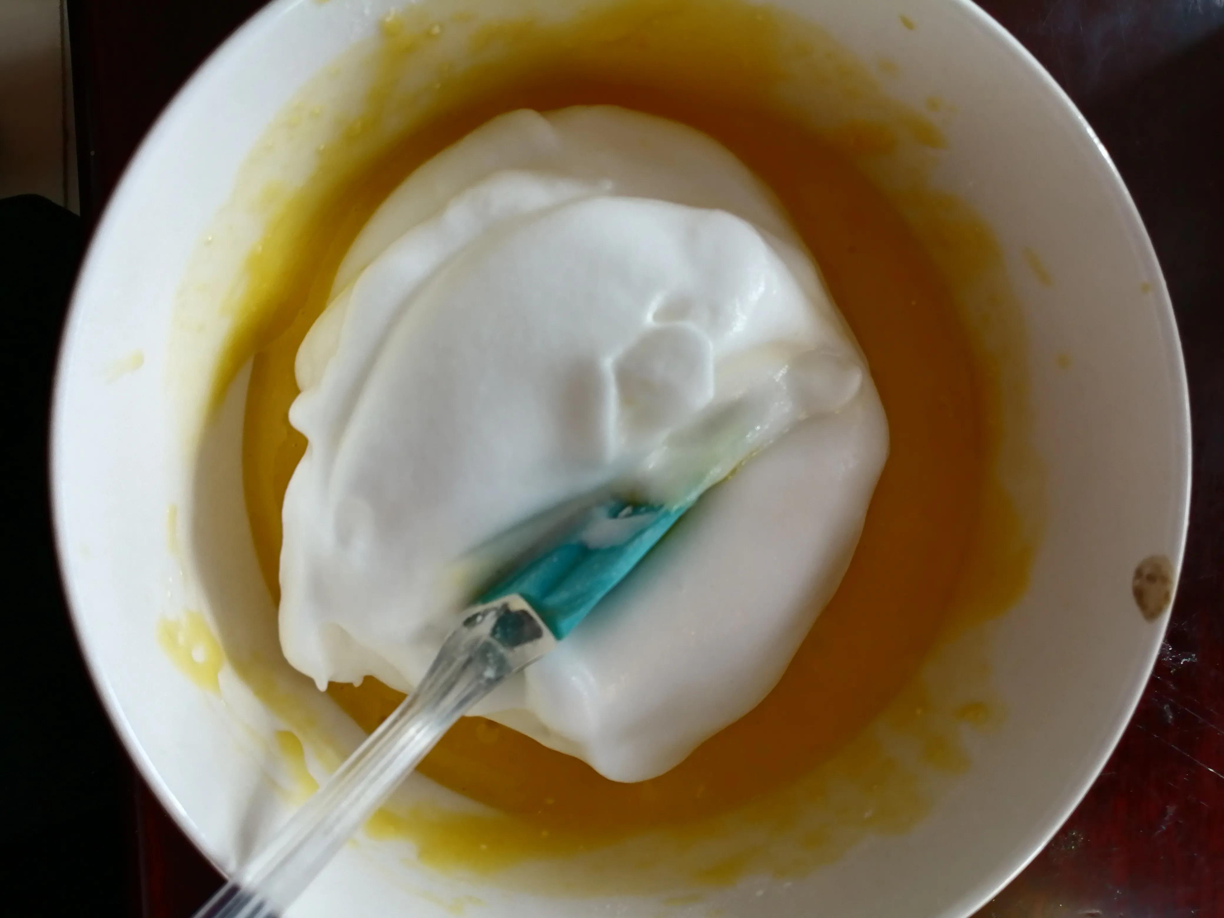 空气炸锅版六寸戚风蛋糕教程,红丝绒戚风蛋糕空气炸锅