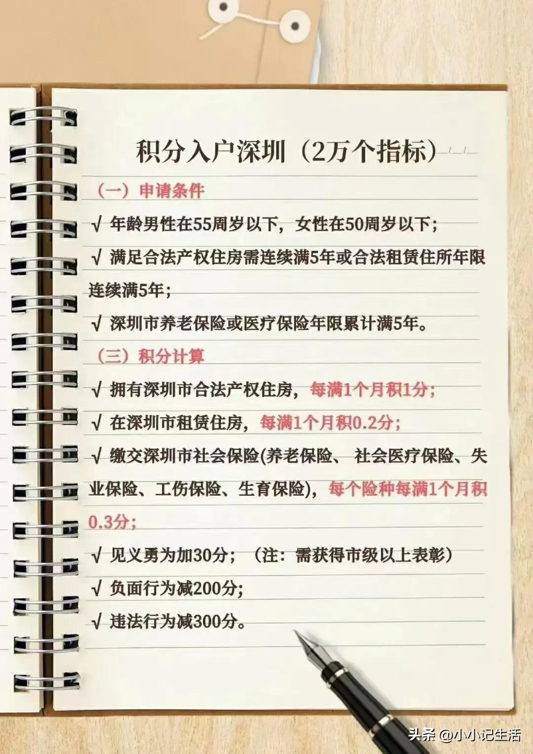 2022年深圳宝安积分入学积分标准,个人深圳积分入户条件及要求