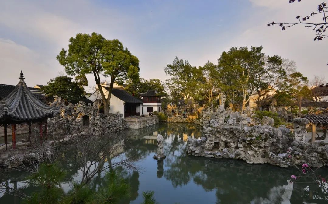 美不胜收的苏州园林,春夏秋冬的苏州园林