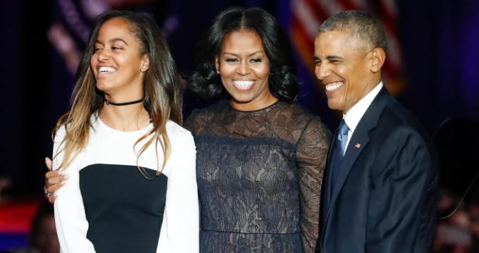奥巴马大女儿现状,奥巴马的两个女儿个个优秀
