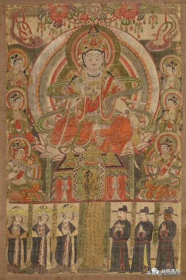 被斯坦因掠走的敦煌佛画,斯坦因敦煌大图